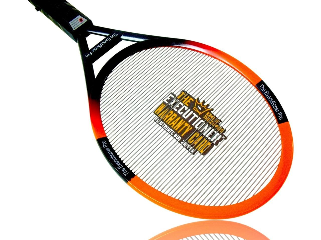 Electric Bug Zapper Racket "The Executioner Pro" Powerful Mosquito Fly Swatter