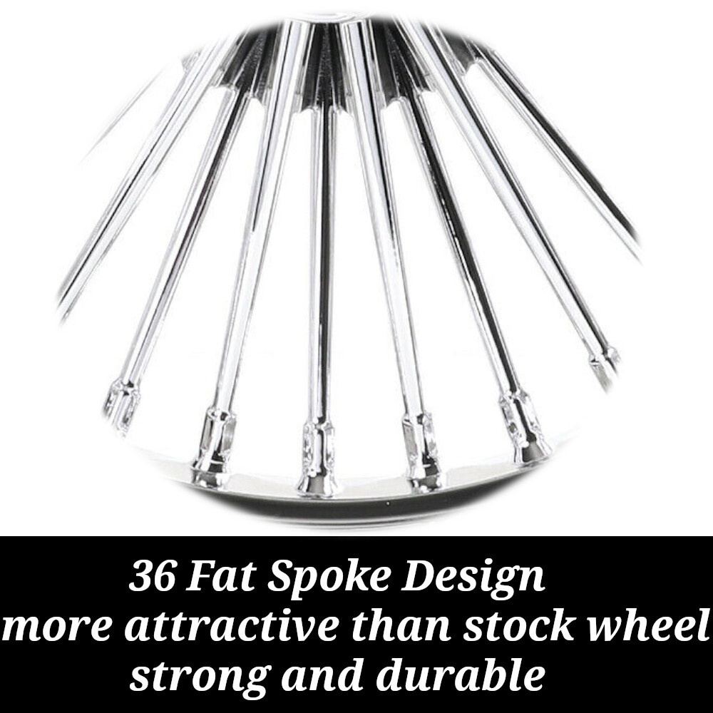 21x3.5 16x3.5 Fat Spoke Wheel for Harley Touring Road King Electra Glide Classic