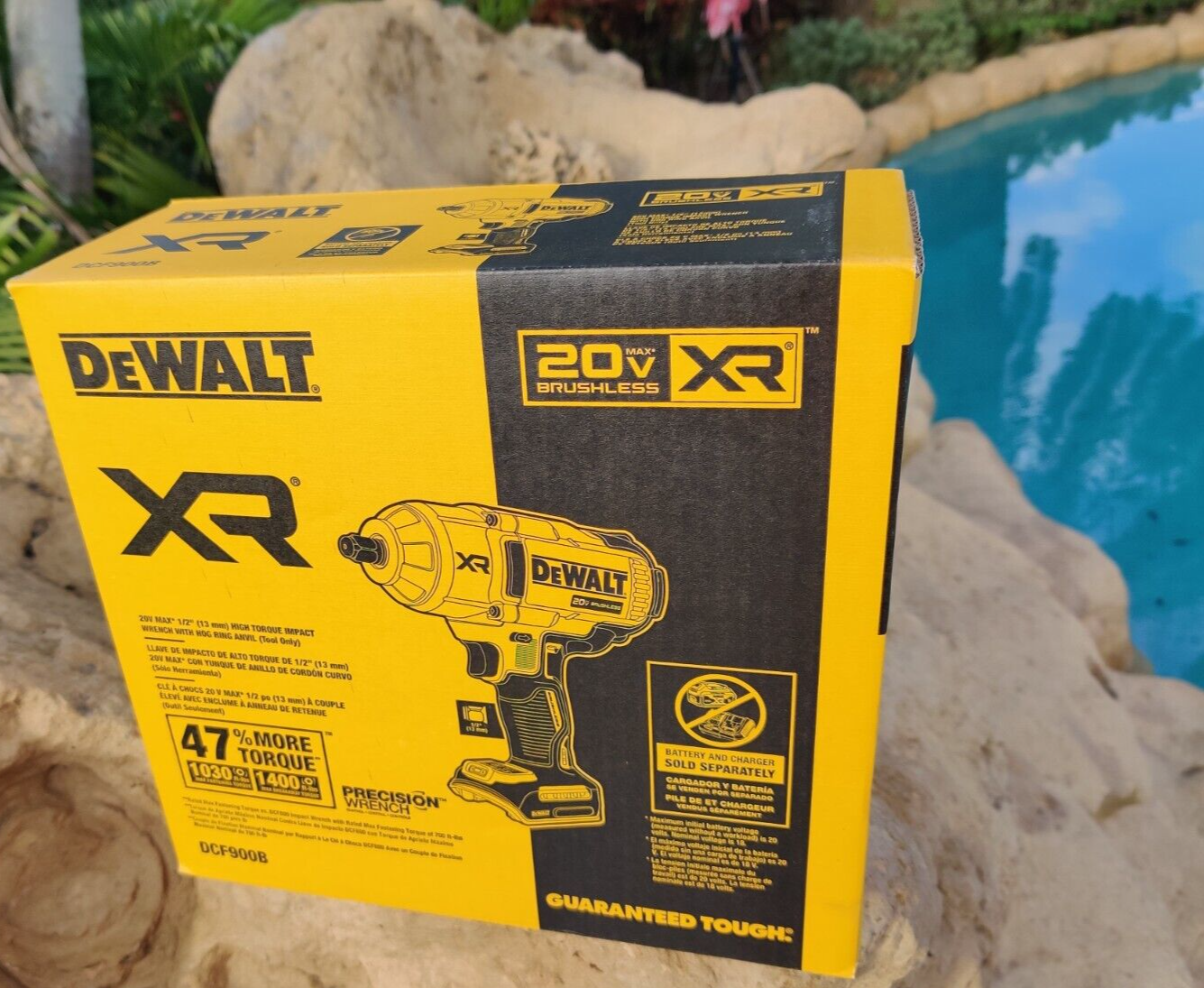DEWALT DCF900B 20V 1/2 IN IMPACT WRENCH BRUSHLESS WITH HOGS RING ✅SEALED NEW ✅