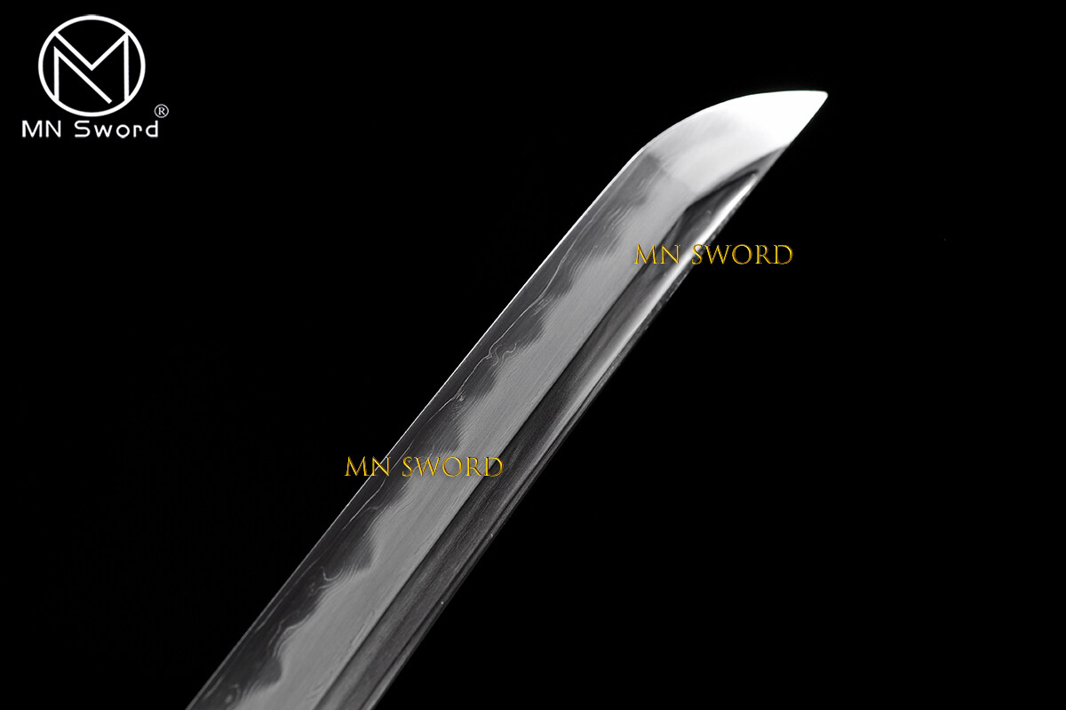 Hand Polished Japanese Samurai Katana Sword Honsanmai Clay Tempered Bare Blade