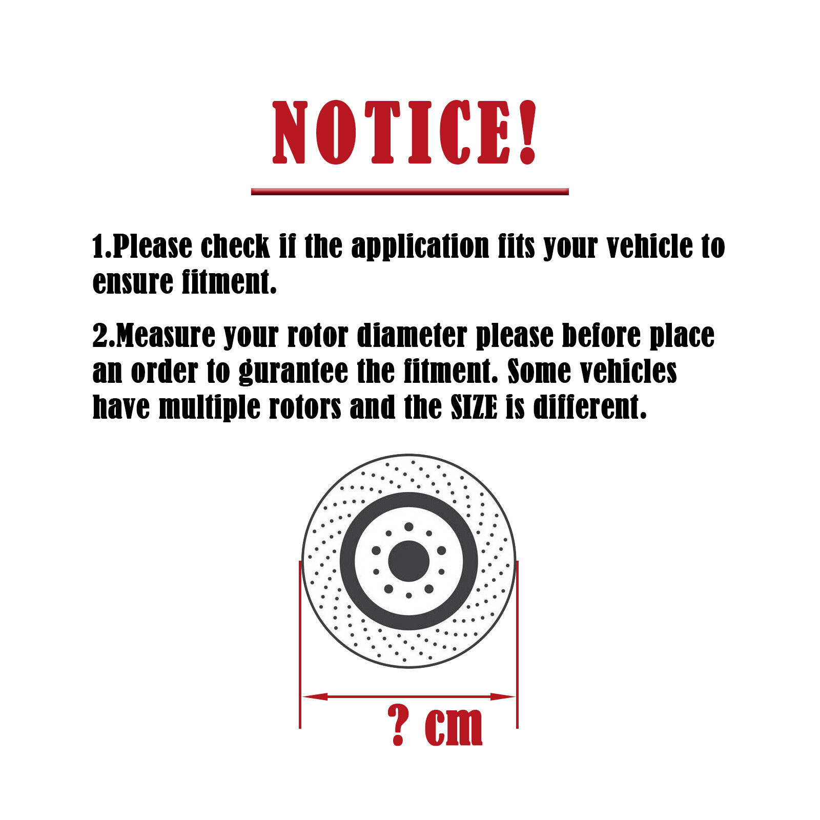 Front and Rear Brake Rotors Pads Kit for GMC Terrain Equinox 2010-2017 Brakes