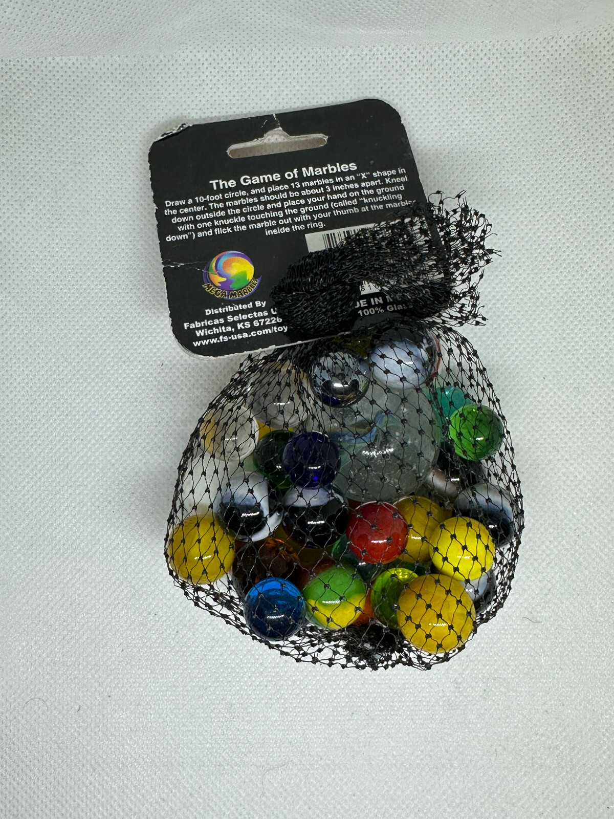 Half Pound of Rounds Mega Marbles Vacor Net Bag