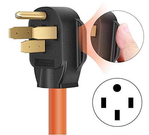 50 Amp to 110 Adapter, 240v to 120V Adapter, 4 Prong NEMA 14-50P Male to 4X 5...