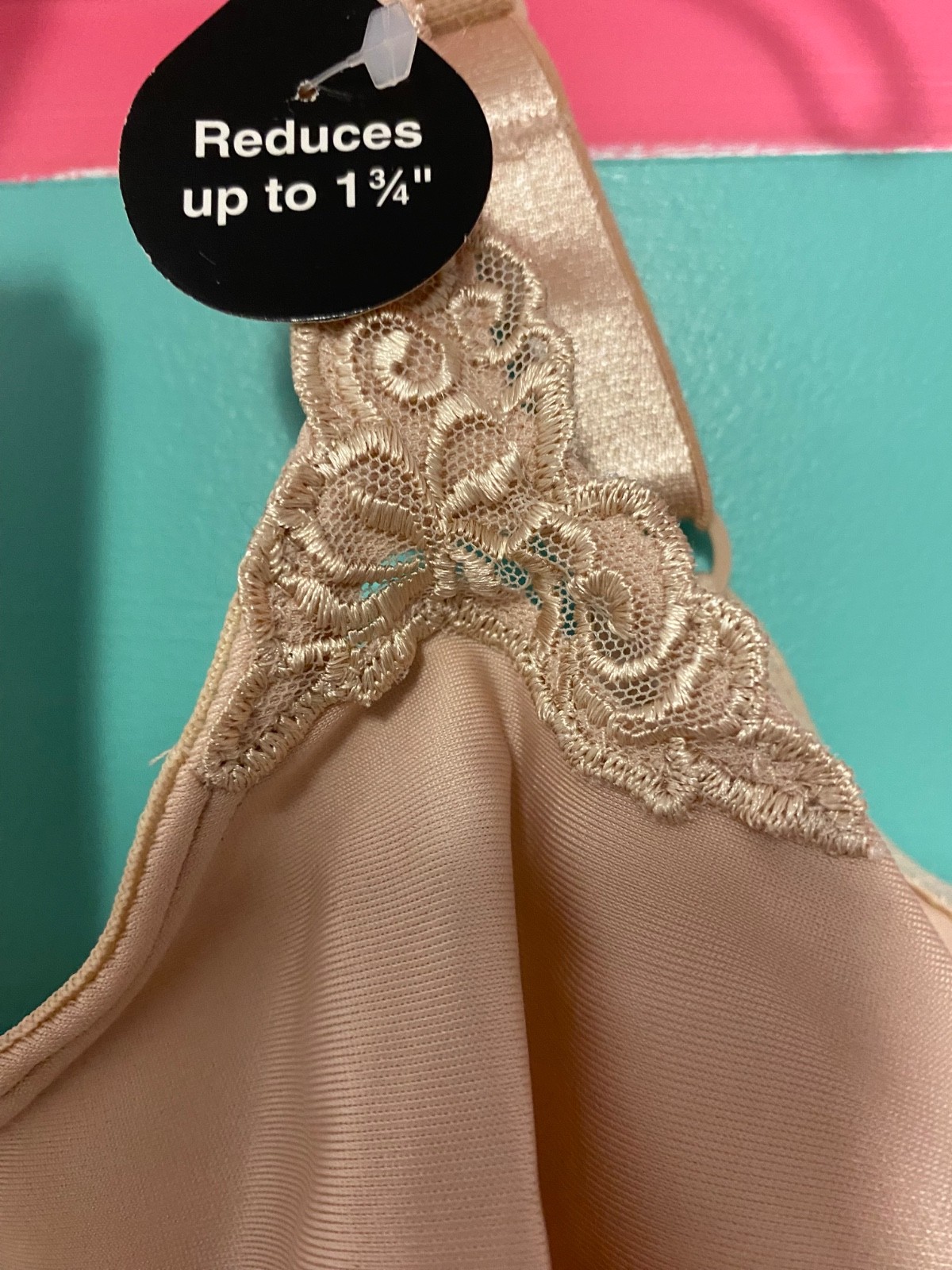 Bali Camisole Cami Minimizer Shapewear 36C or 38C Underwire Modest Style 8684