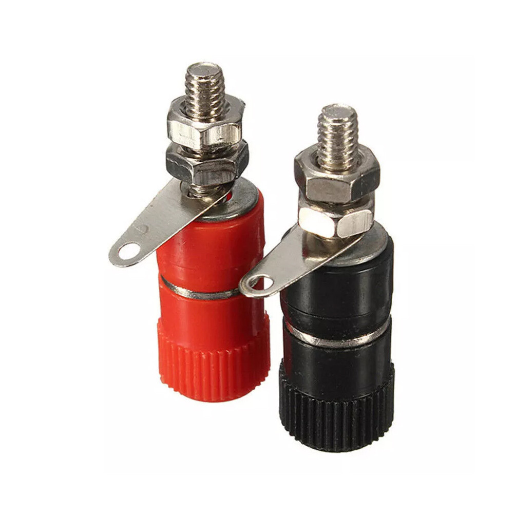 10 Pair Dual Female Banana Plug Jack Terminal Binding Post Speaker Amplifier NEW