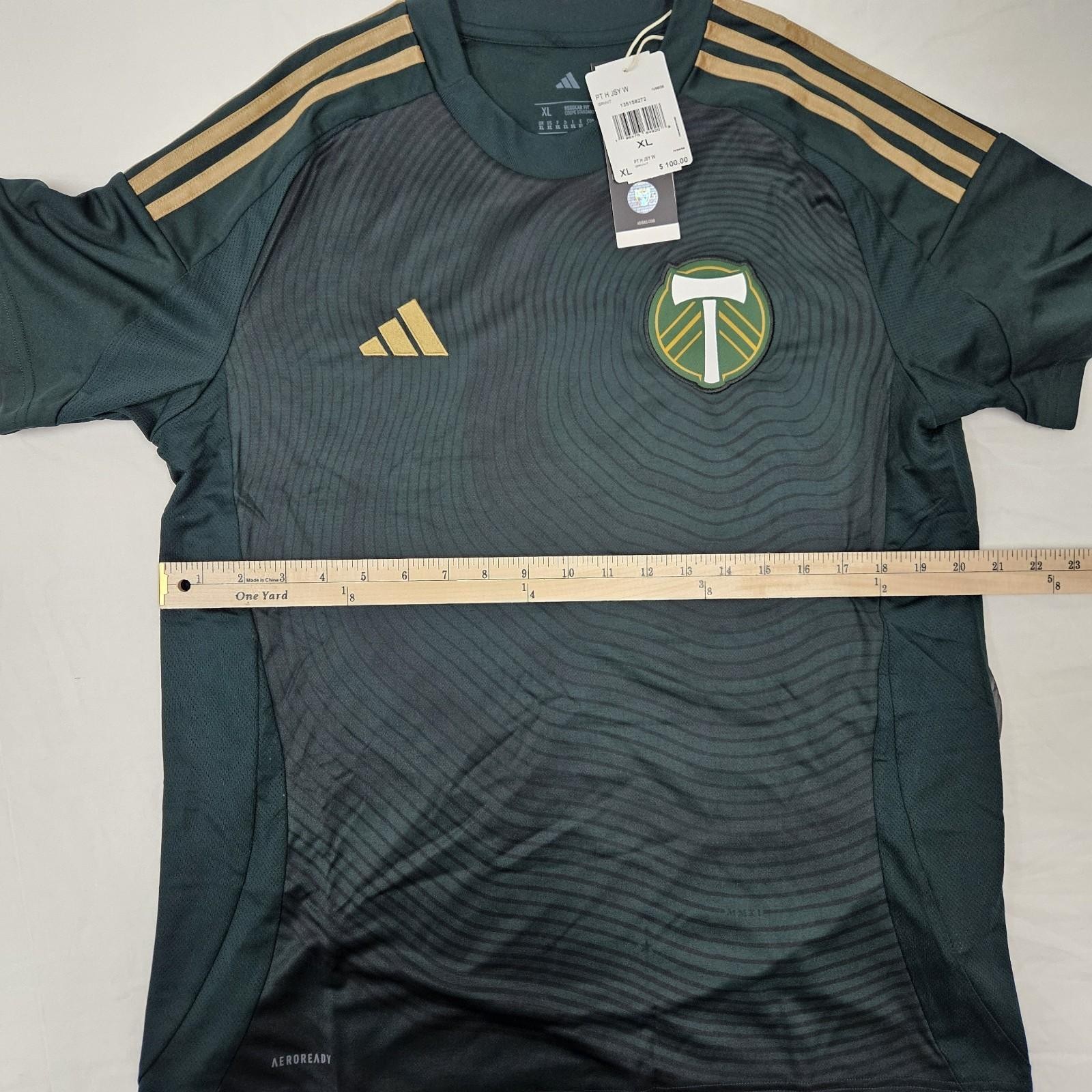 Adidas Portland Timbers Jersey Green Home MLS Soccer IV9938 Women's Size XLarge