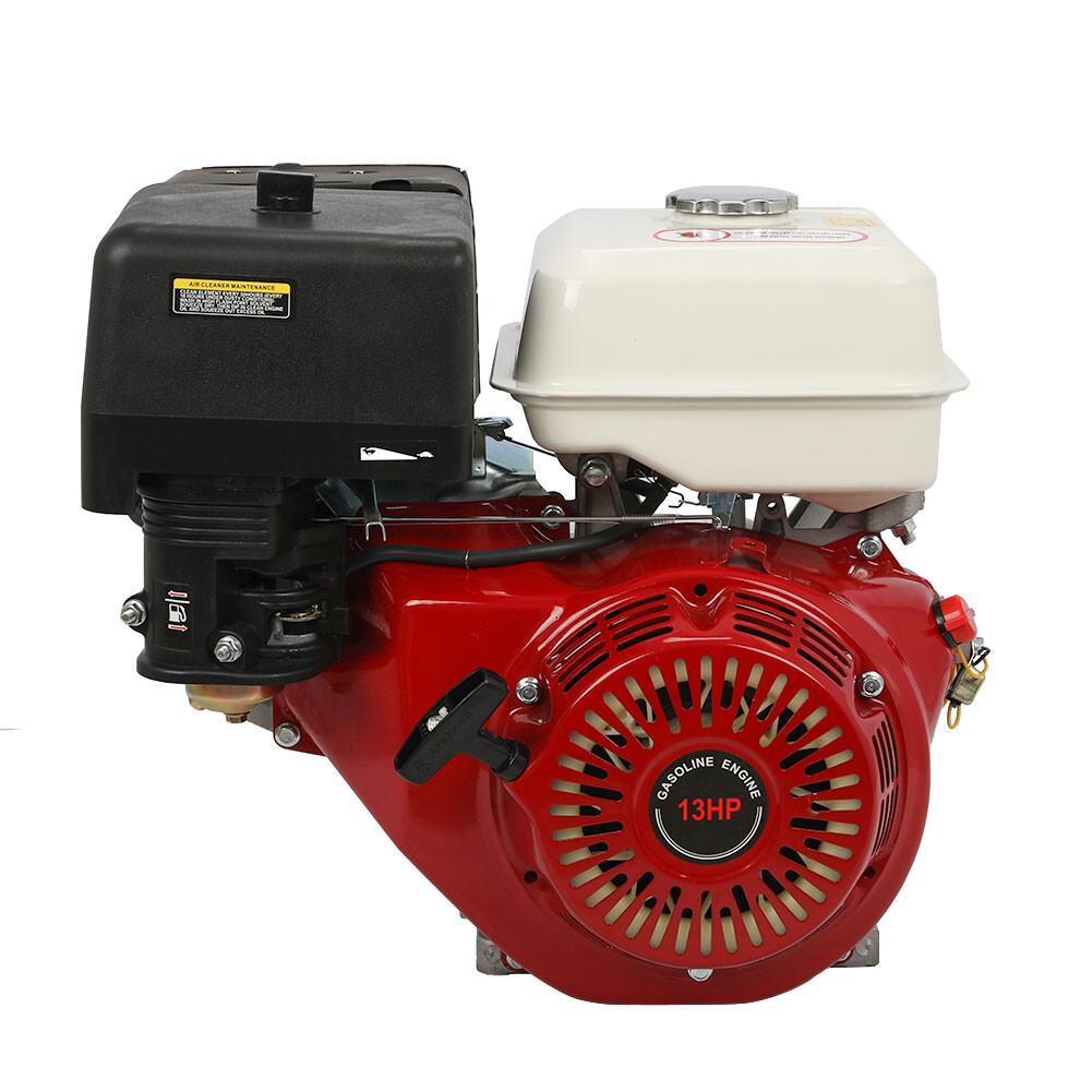 GX390 15HP Engine 1" Horizontal Shaft Recoil Start with Low Oil Shutdown New