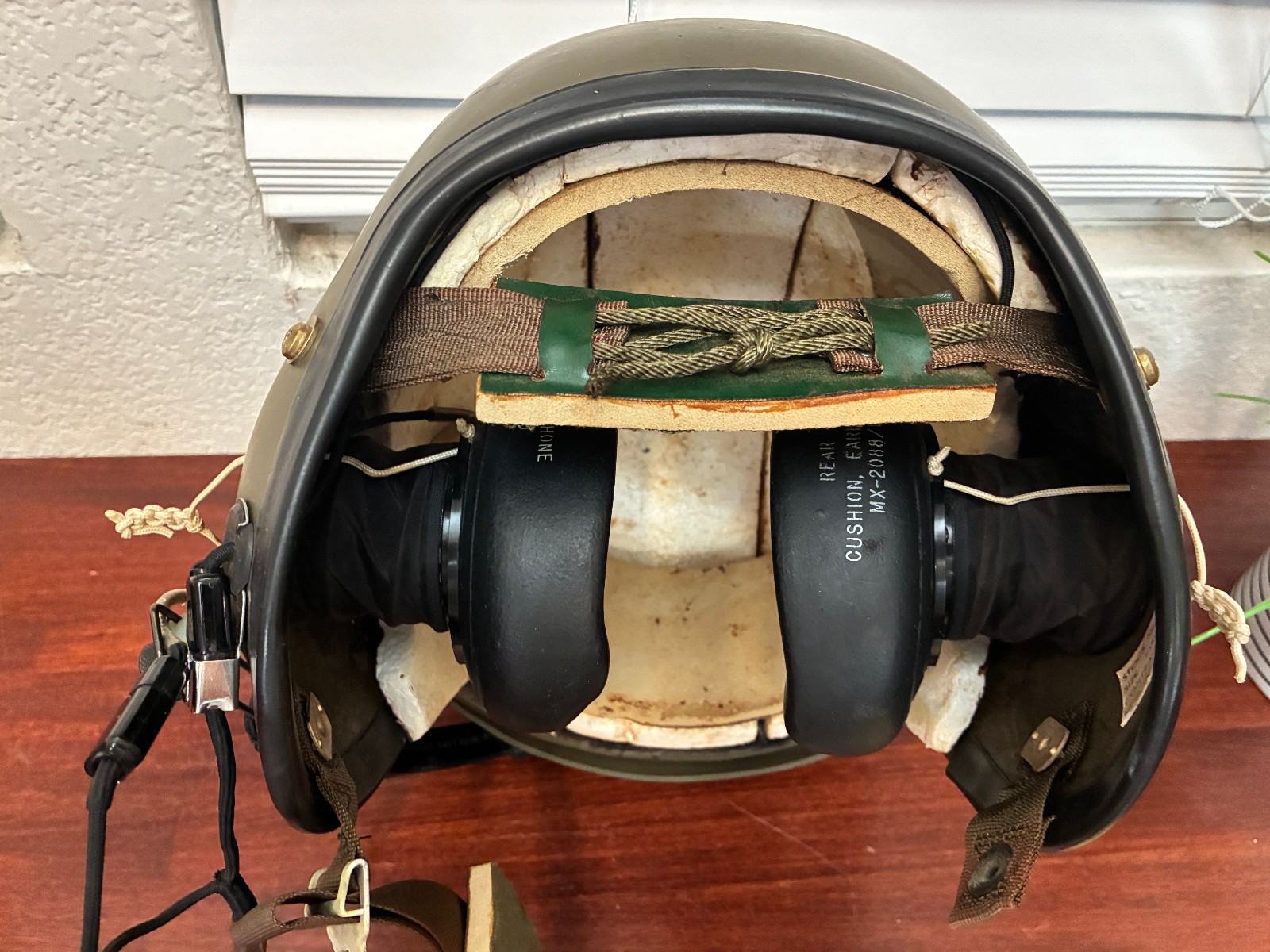 Vintage 1965-67 Gentex APH-5A Helicopter Flight Helmet–Vietnam War -Original Bag