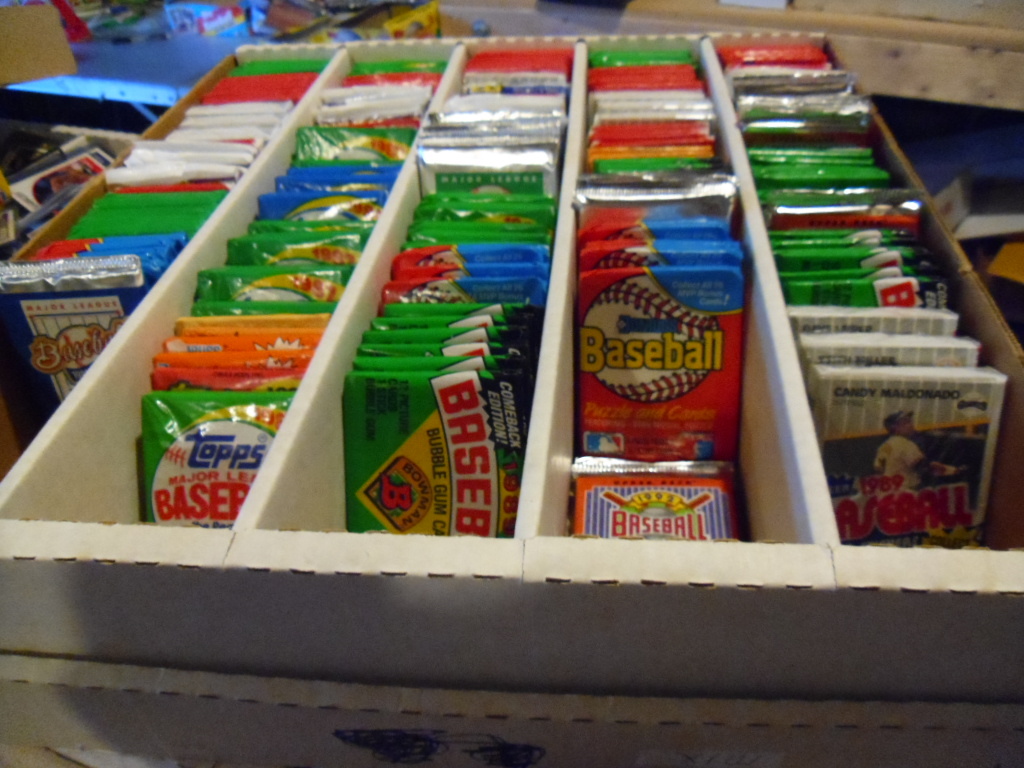 Great Unopened Baseball Card Packs From 29-36 Years Ago! FREE MICKEY MANTLE!