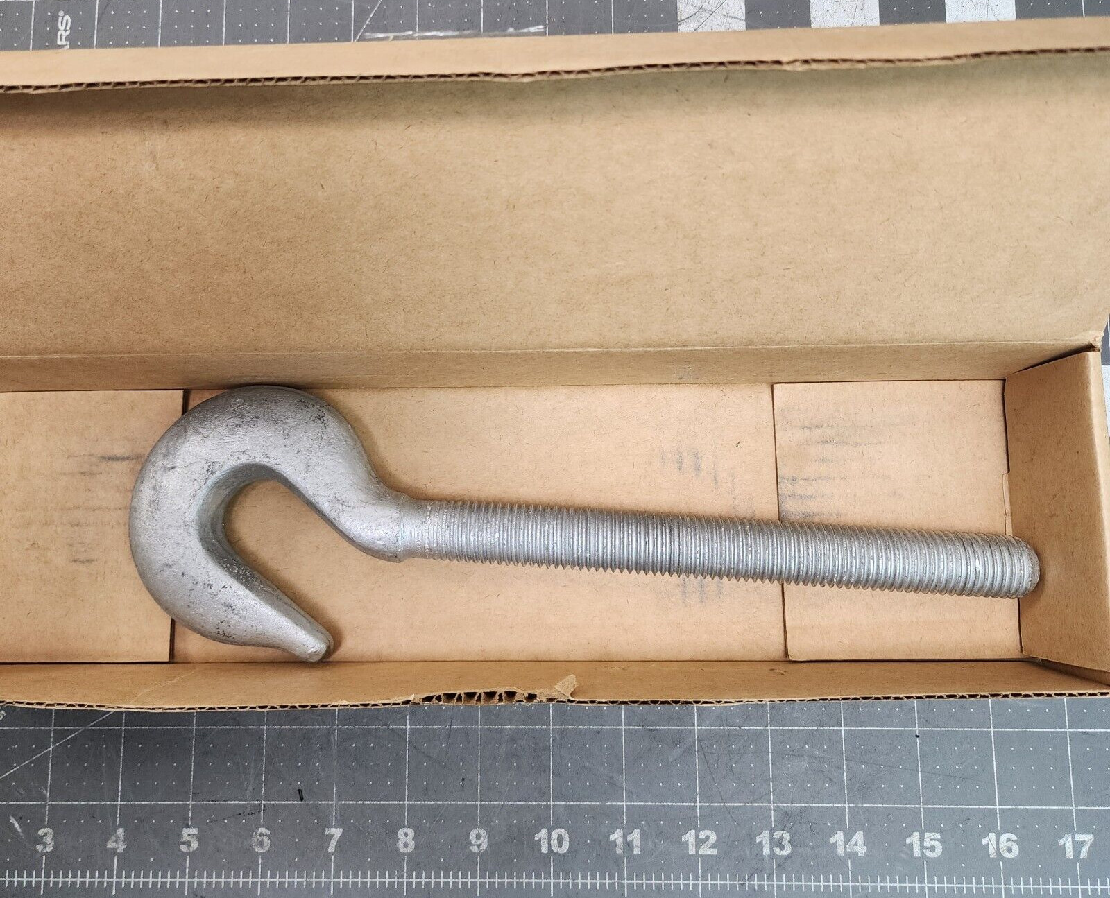 7/8” Thread x 12” Galv. Turnbuckle Hook End 3200 Pounds 12” Take Up 2ULL8 [B4S2]
