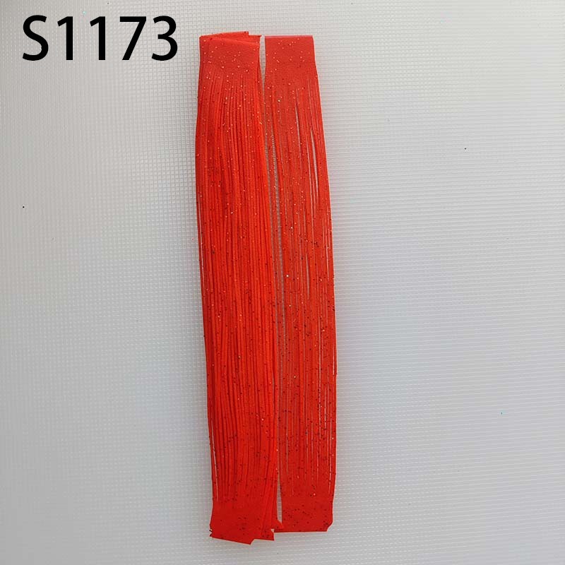 Std1159-1192 Silicone Skirt Tab Replacement Material Jig Lure Skirts 100ct