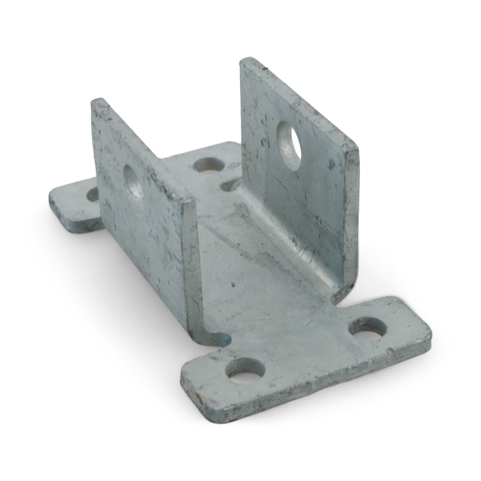 (Qty 2)- Boat Trailer Front Leaf Spring Hanger Bracket 4 Hole Galvanized Bolt On