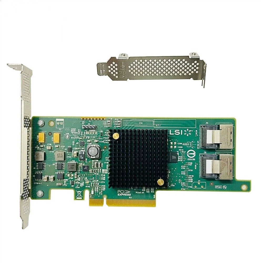LSI 9207-8i PCIe 3.0 6Gbps HBA FW:P20 IT Mode ZFS FreeNAS unRAID 2* SFF-8087 US