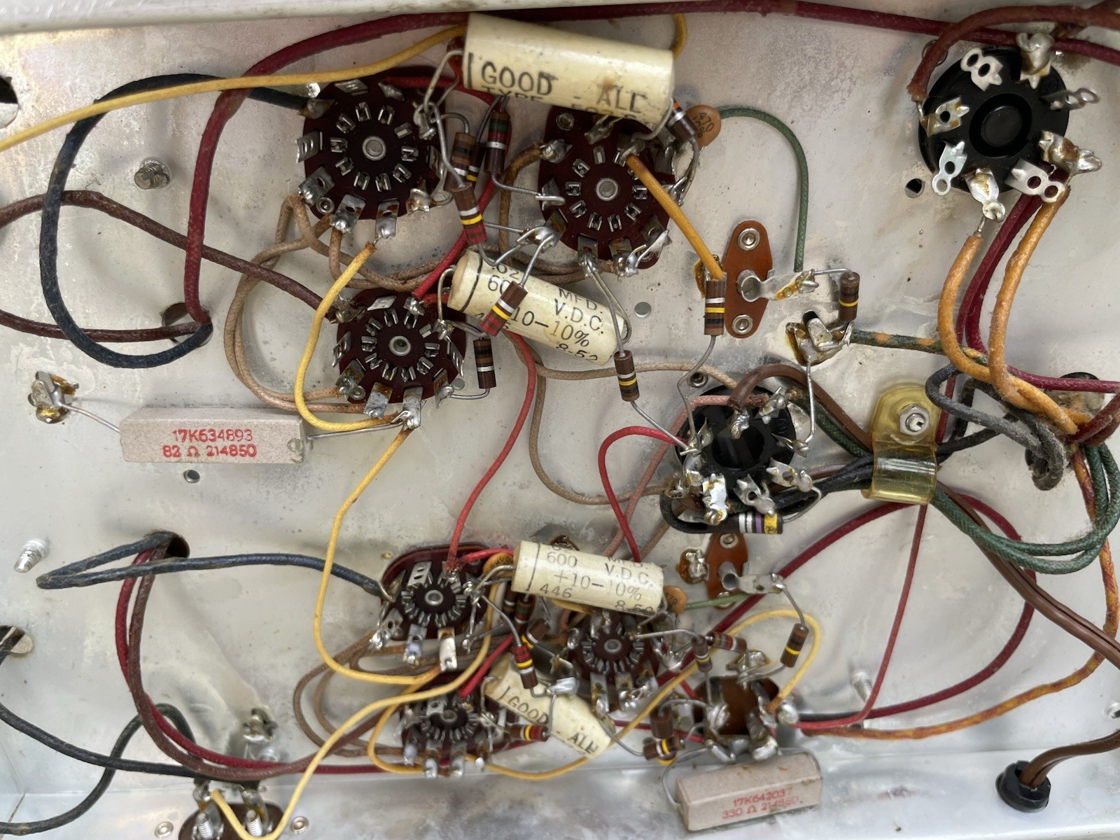 Beautiful 1959 Motorola HS-696C Stereo Tube Power Amp 12AX7 EL84 5U4