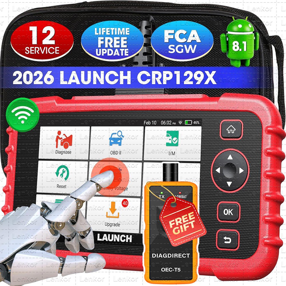 2026 Launch CRP129X OBD2 Car Scanner Engine ABS SRS SAS TPMS EPB Diagnostic Tool