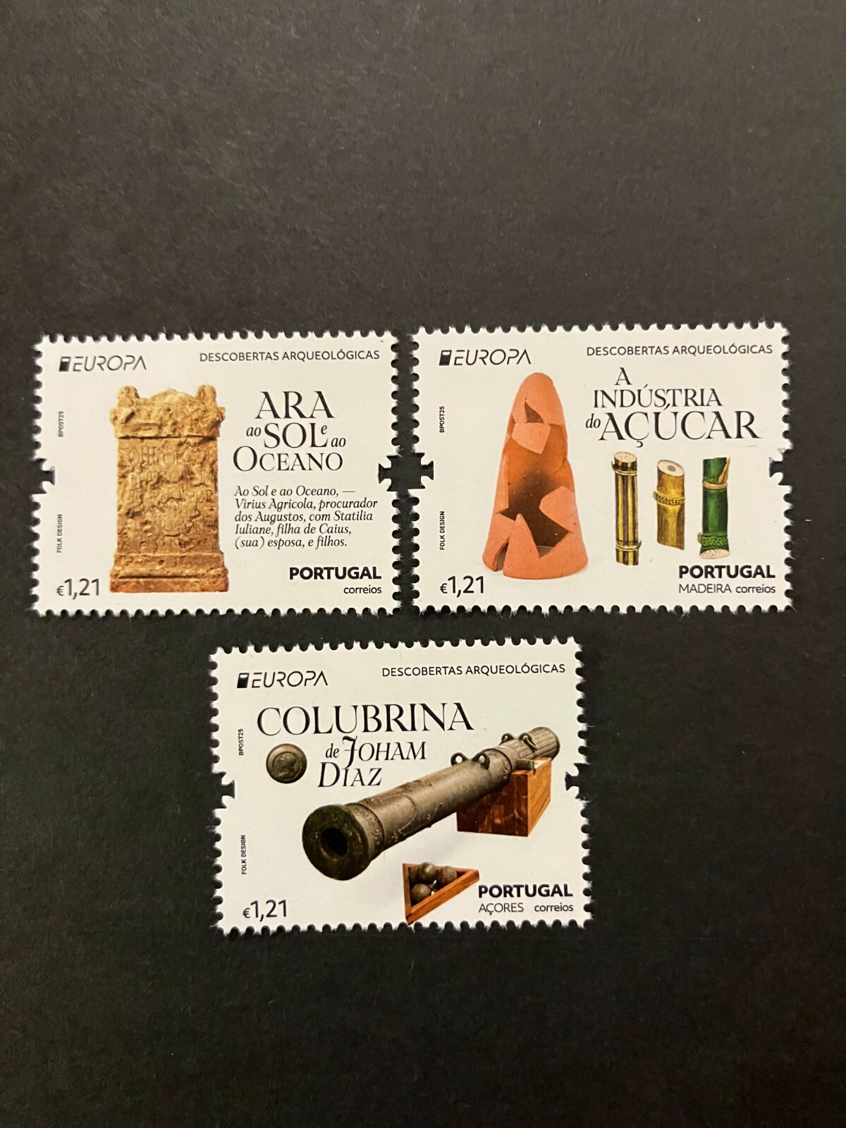 Portugal 2025 - Europa, Archaeology stamps set MNH