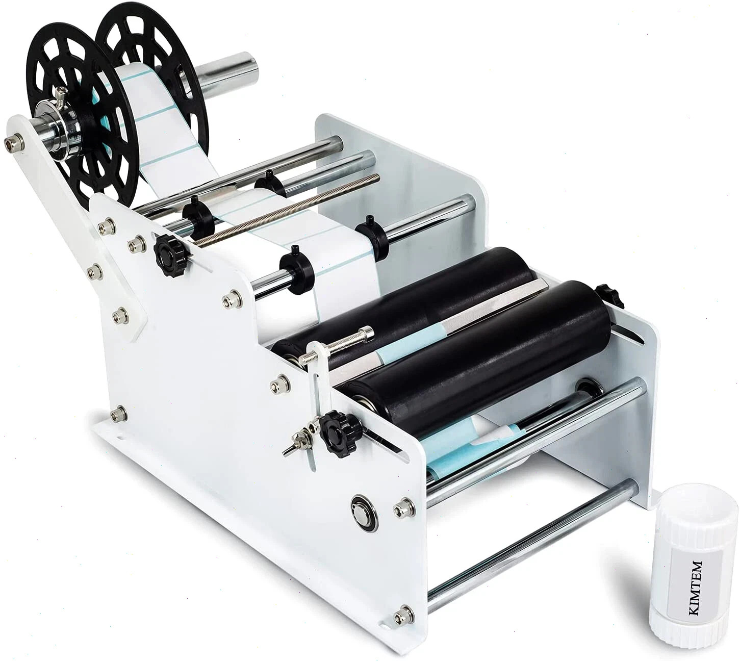 Manual Labeling Machine Round Bottle Label Applicator MT30 Label Maker Printer