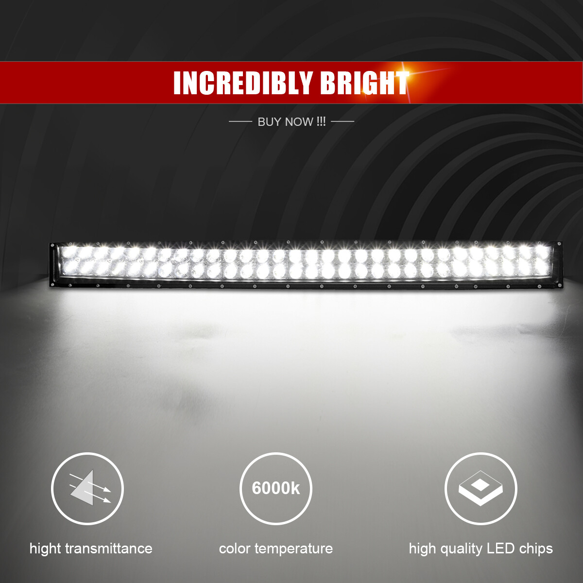 For Polaris Ranger 570 900 1000 Fullsize 52" LED Curved Light Bar Bracket Wire