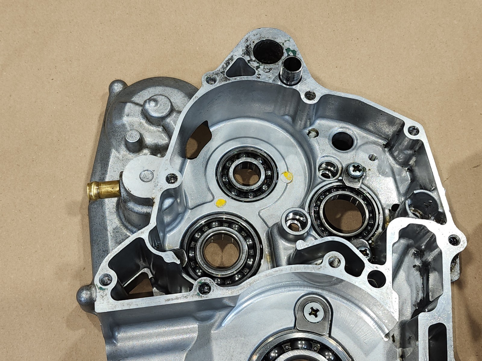 2015 Suzuki RMZ250 RMZ 250 OEM Left & Right Engine Crankcase Case Bottom End