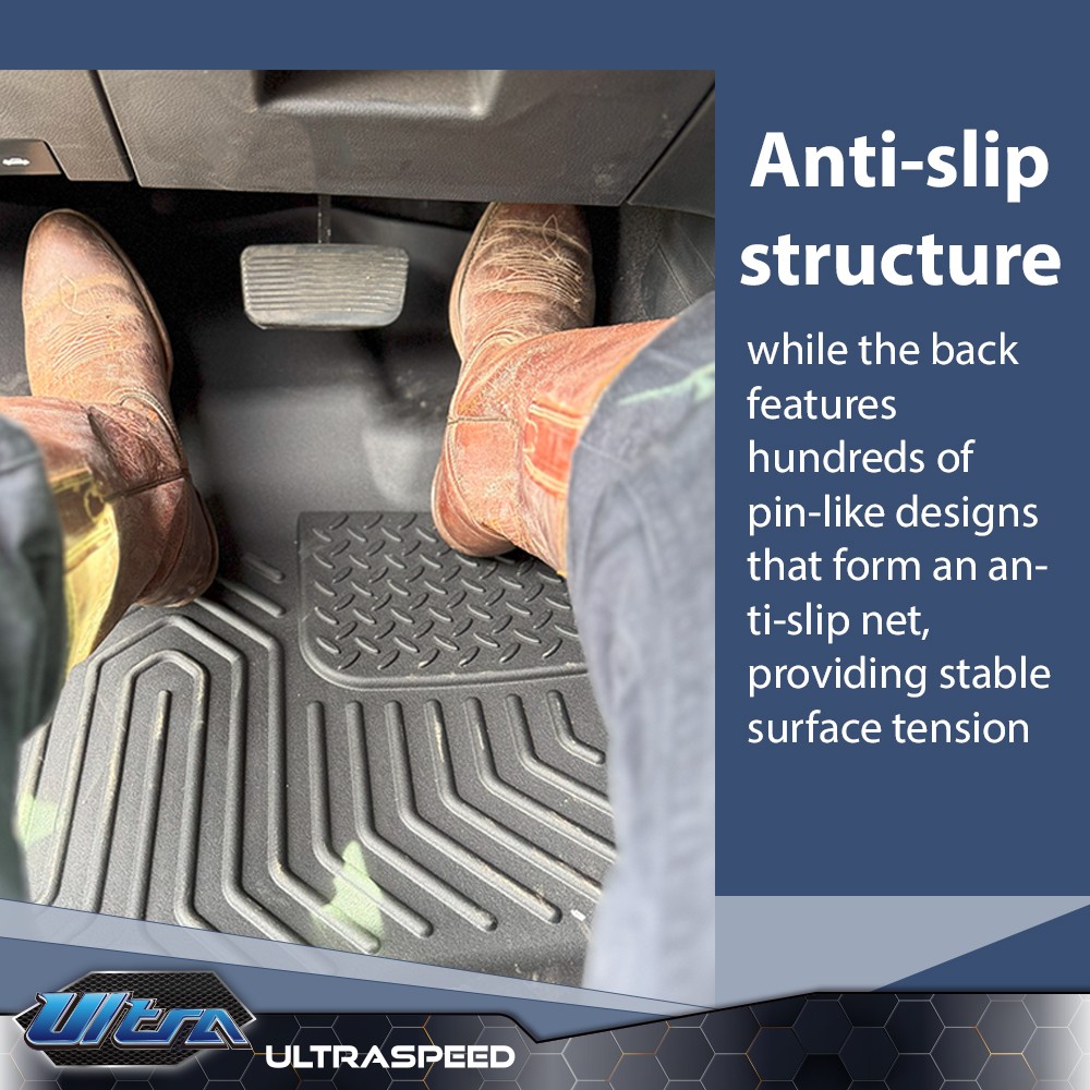 TPE Floor Mats Liners 3D Molded Fit For 2012-2018 Ford Focus All Weather