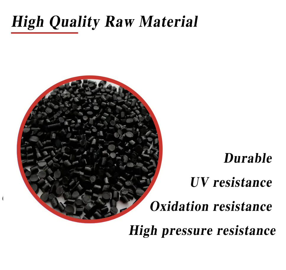 Nylon Air Line Kit 3/8'' OD 100ft Hose 1/4'' NPT Push to Connect Fittings 19Pcs