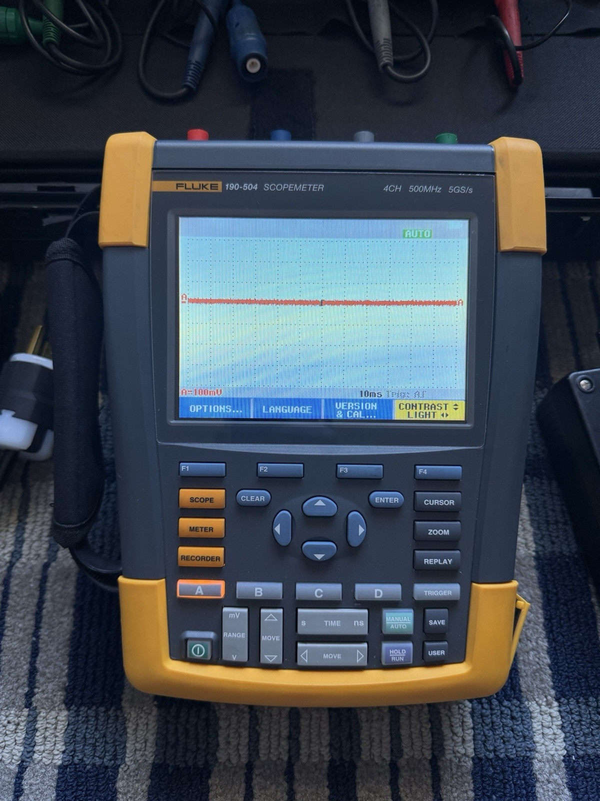 Fluke 190-504 | 4CH 500 MHz 5 GS/s Color ScopeMeter