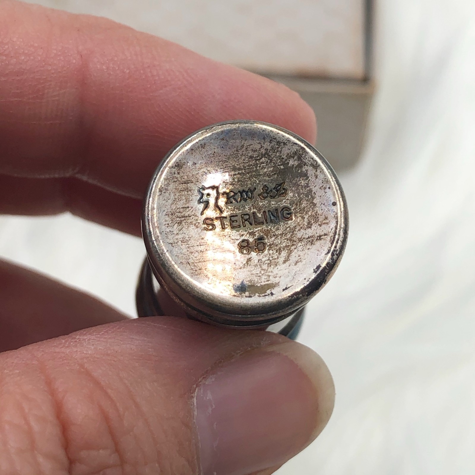 RW&S R. Wallace & Sons Mini Sterling Silver Salt & Pepper Shakers 85