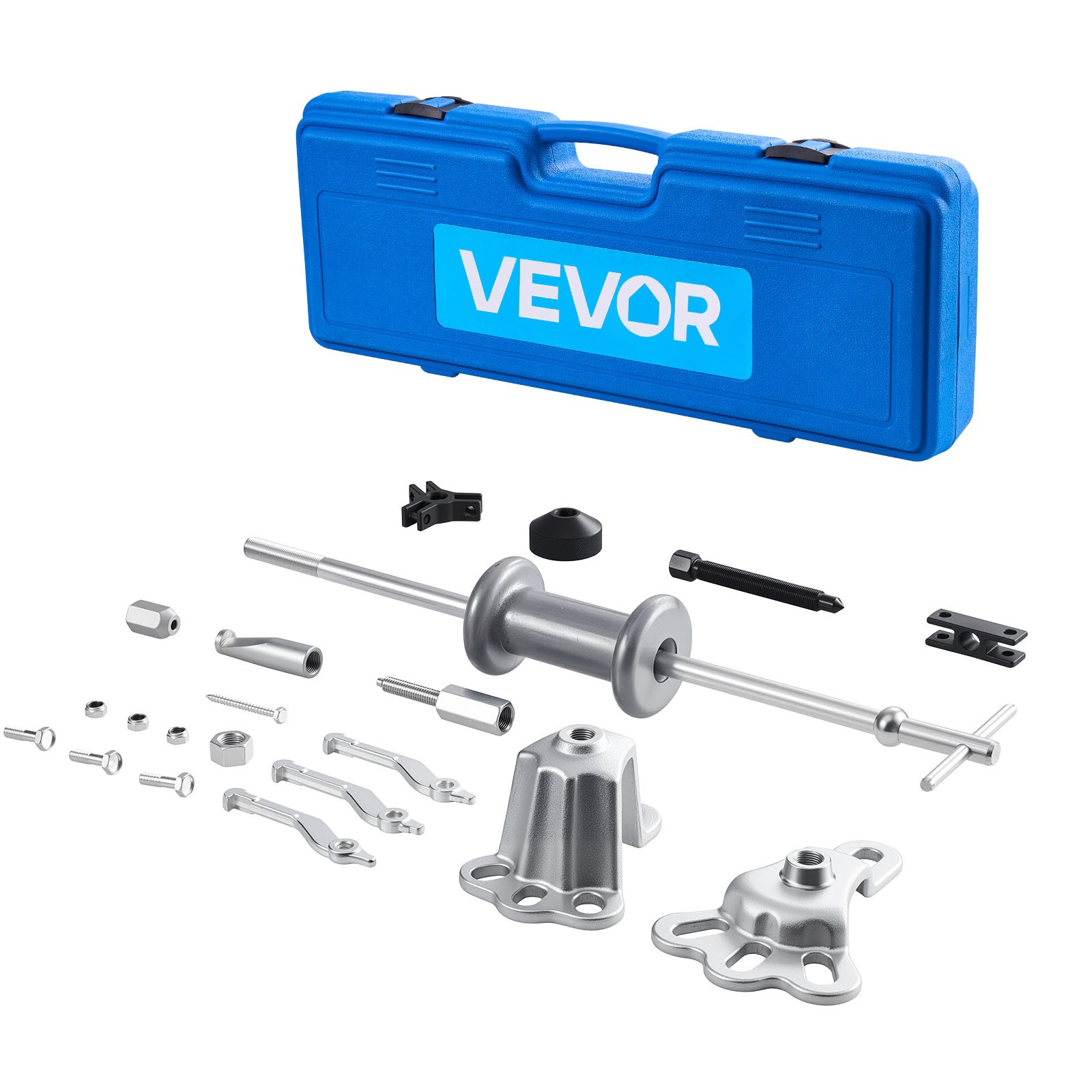 VEVOR 9-Way Slide Hammer Puller Set Front Rear Wheel Hub Bearing Remover 15PCS
