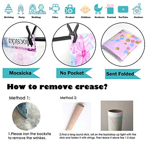 Quinceanera Birthday Backdrop for Sweet Girl Mis 7x5ft (82x60 inch) Pink