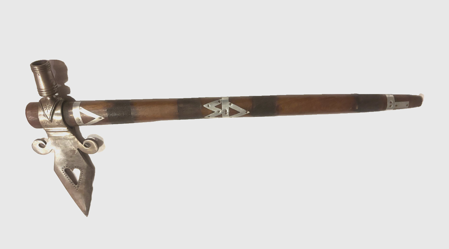 Antique vintage Native American Indian heart Trade Pipe Tomahawk Navajo Axe