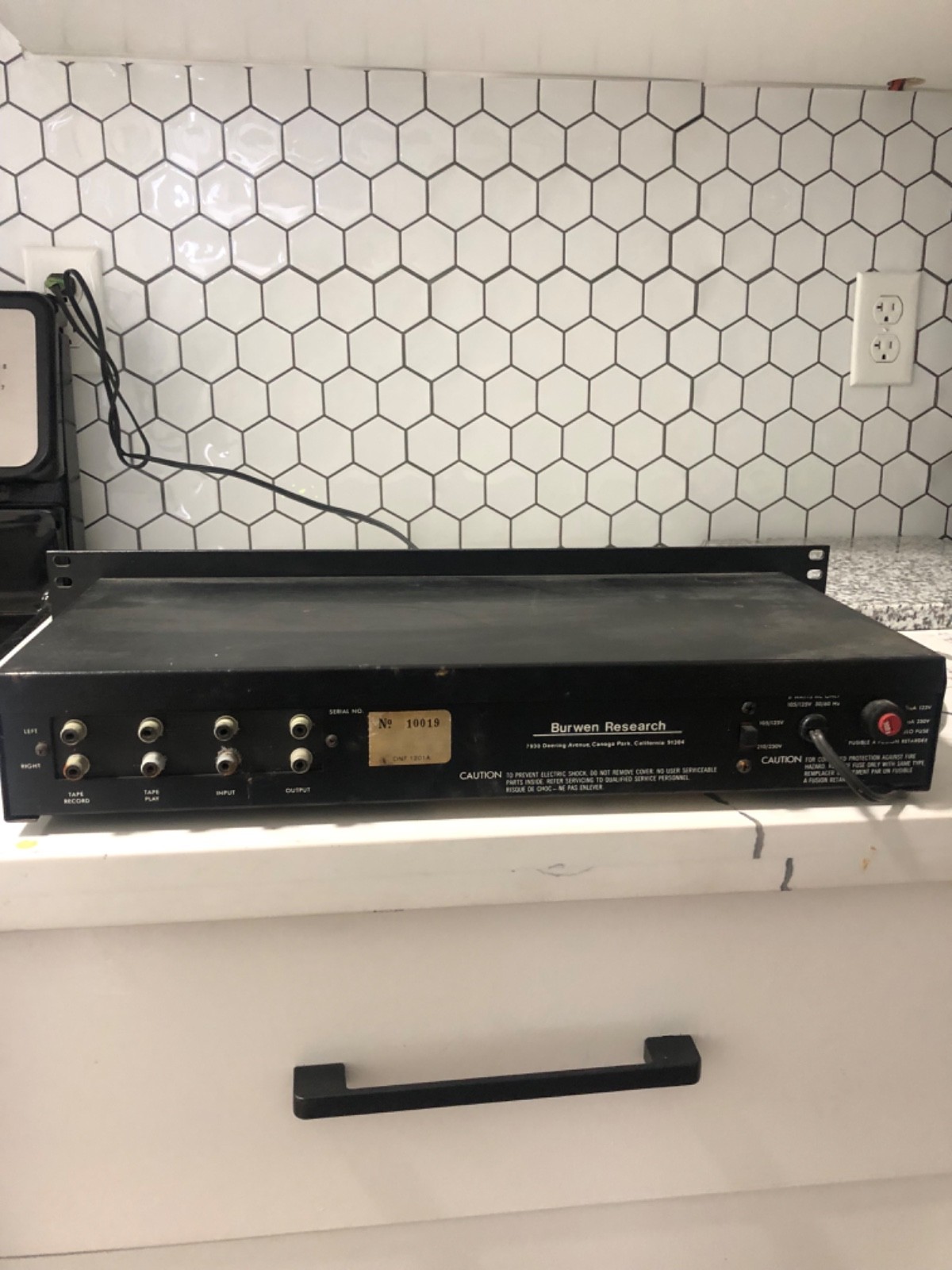 Dynamic noise filter model DNF 1201A Burwen research