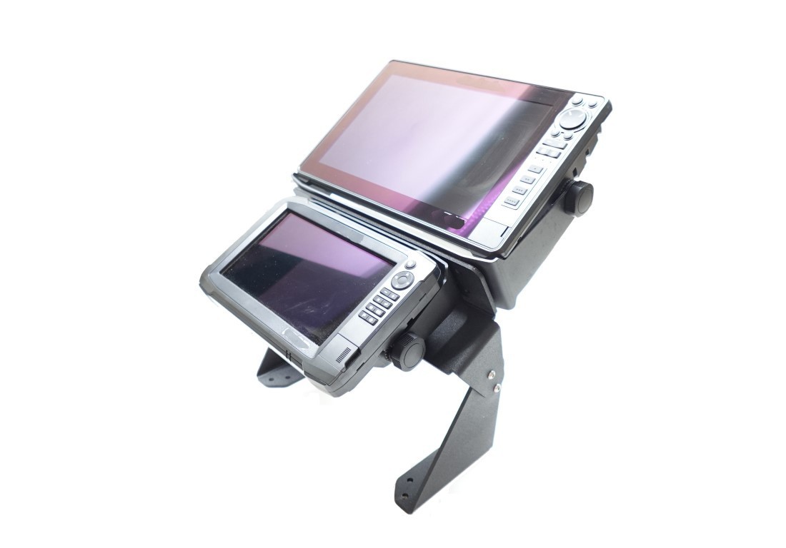 Baldwin Iron Works Universal Dual Fish Finder Graph Mount (Made In USA)