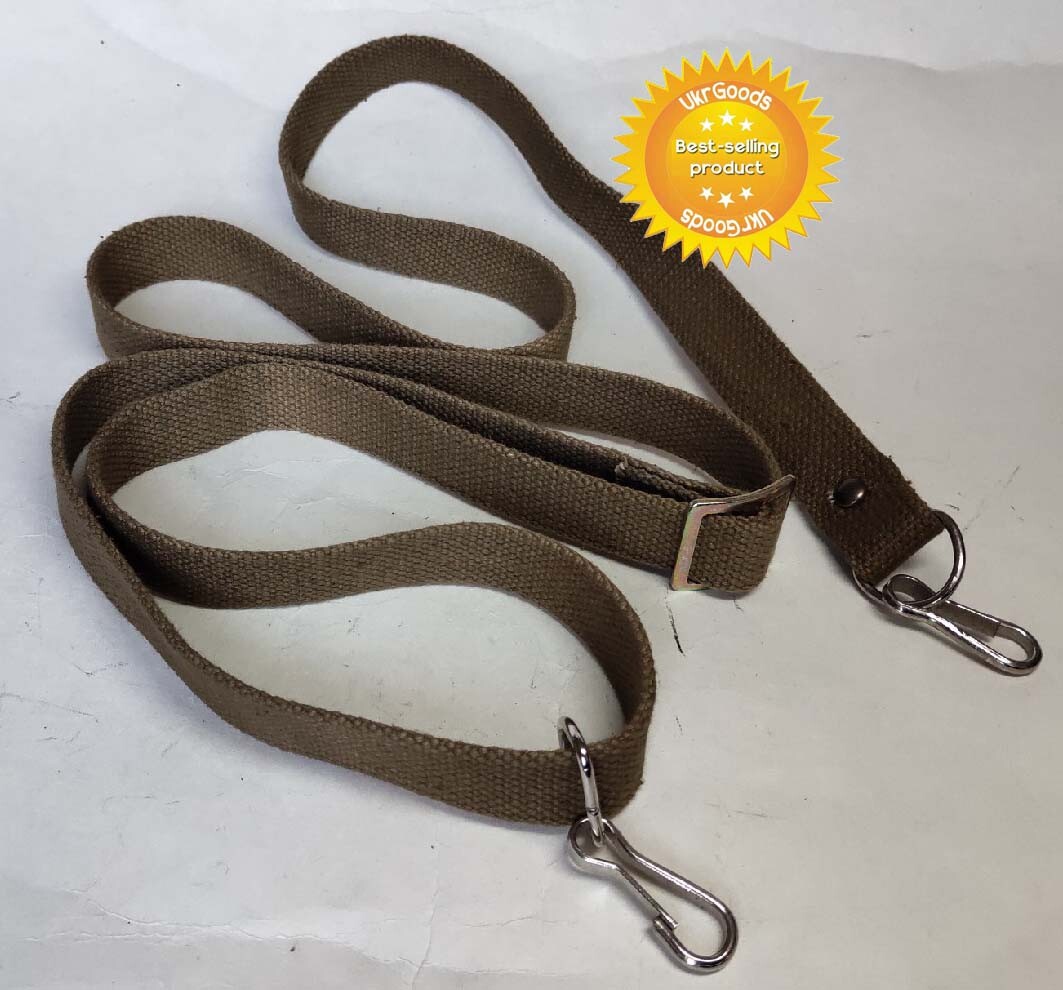 Carrying Sling Belt Two Point Soviet USSR Army Military Strap Canvas Original