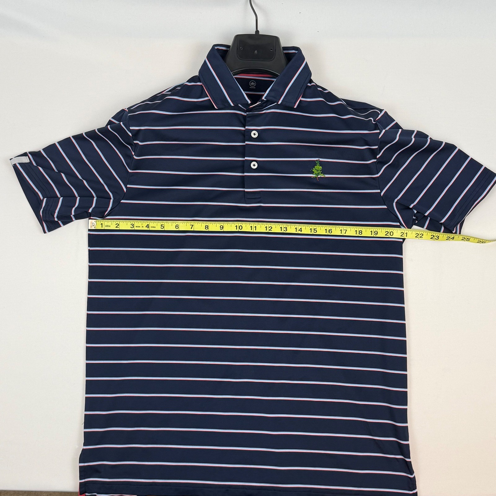 RLX Ralph Lauren Men's Golf Polo Shirt Navy Stripe Size M