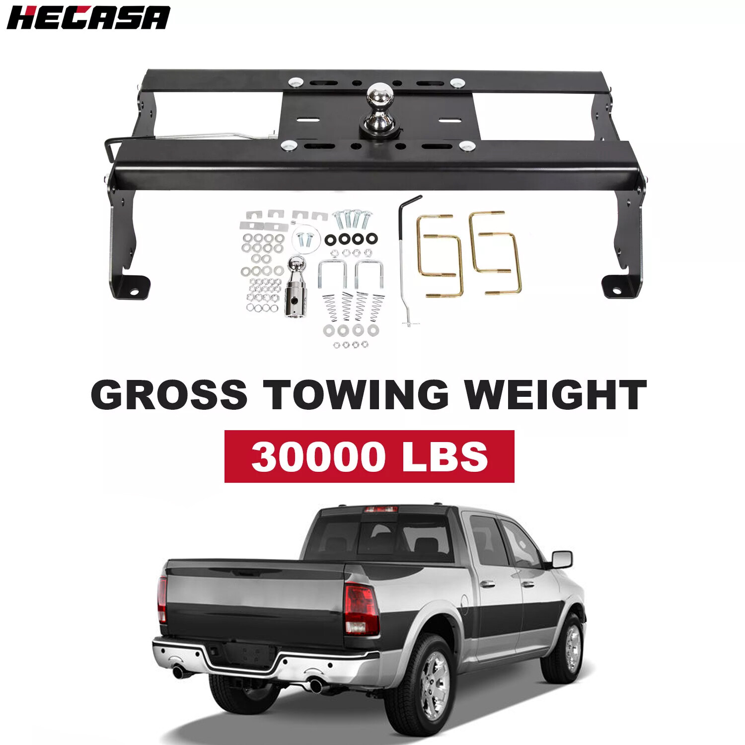 Underbed Gooseneck Trailer Hitch Kit For Dodge Ram 1500 2500 3500 2003-2012