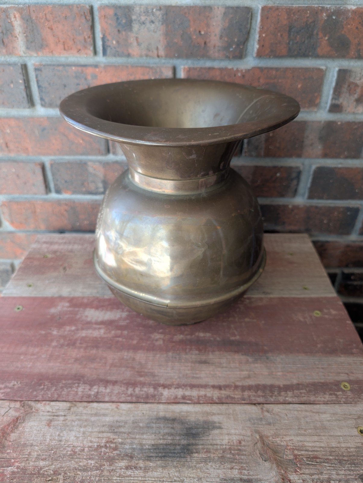 Vintage All Famous Havana 5 Cent Cigar Spittoon Weighted Bottom