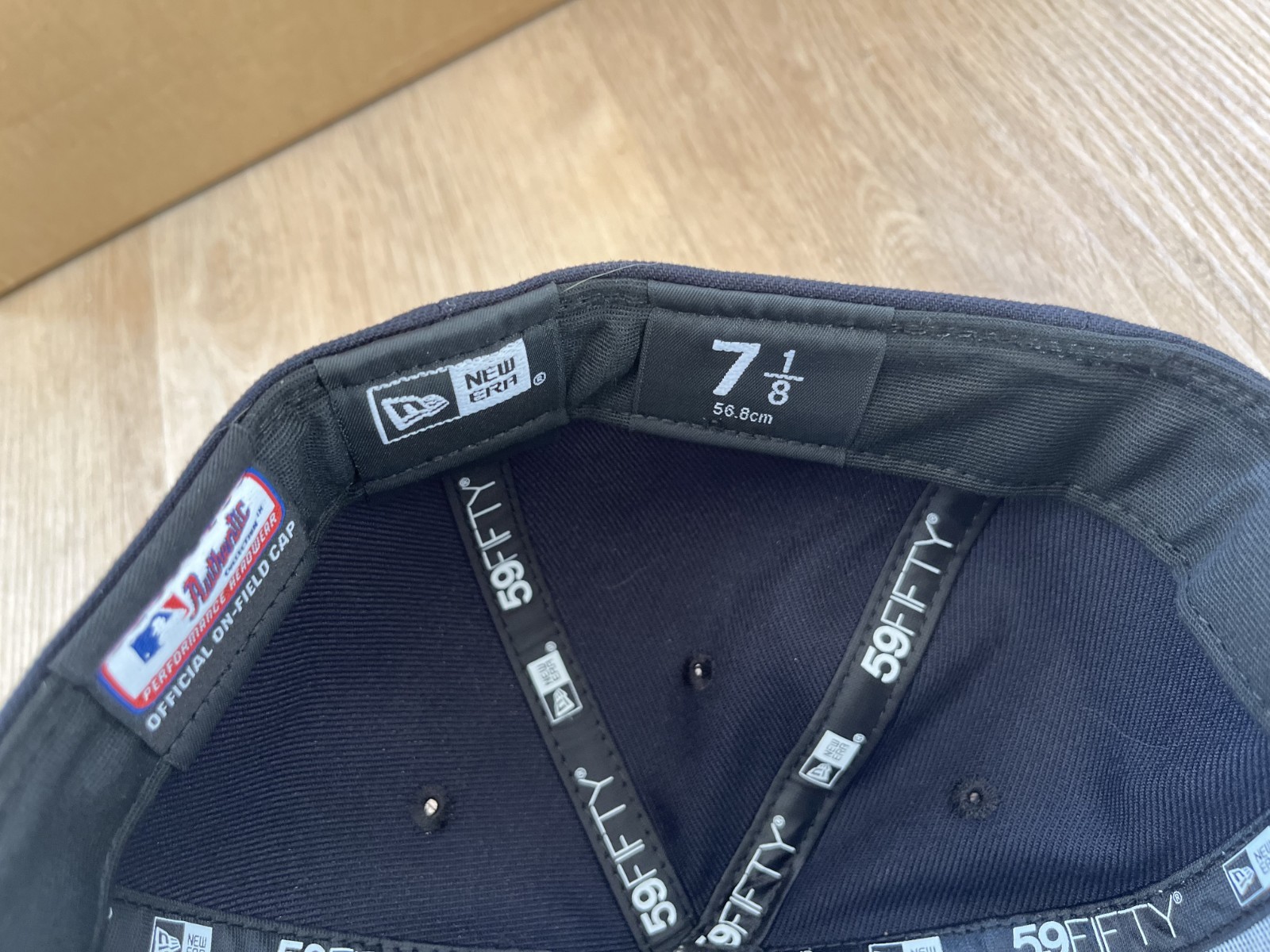 Allan Castro Game Used Worn Boston Red Sox Spring Breakout Hat 7 1/8