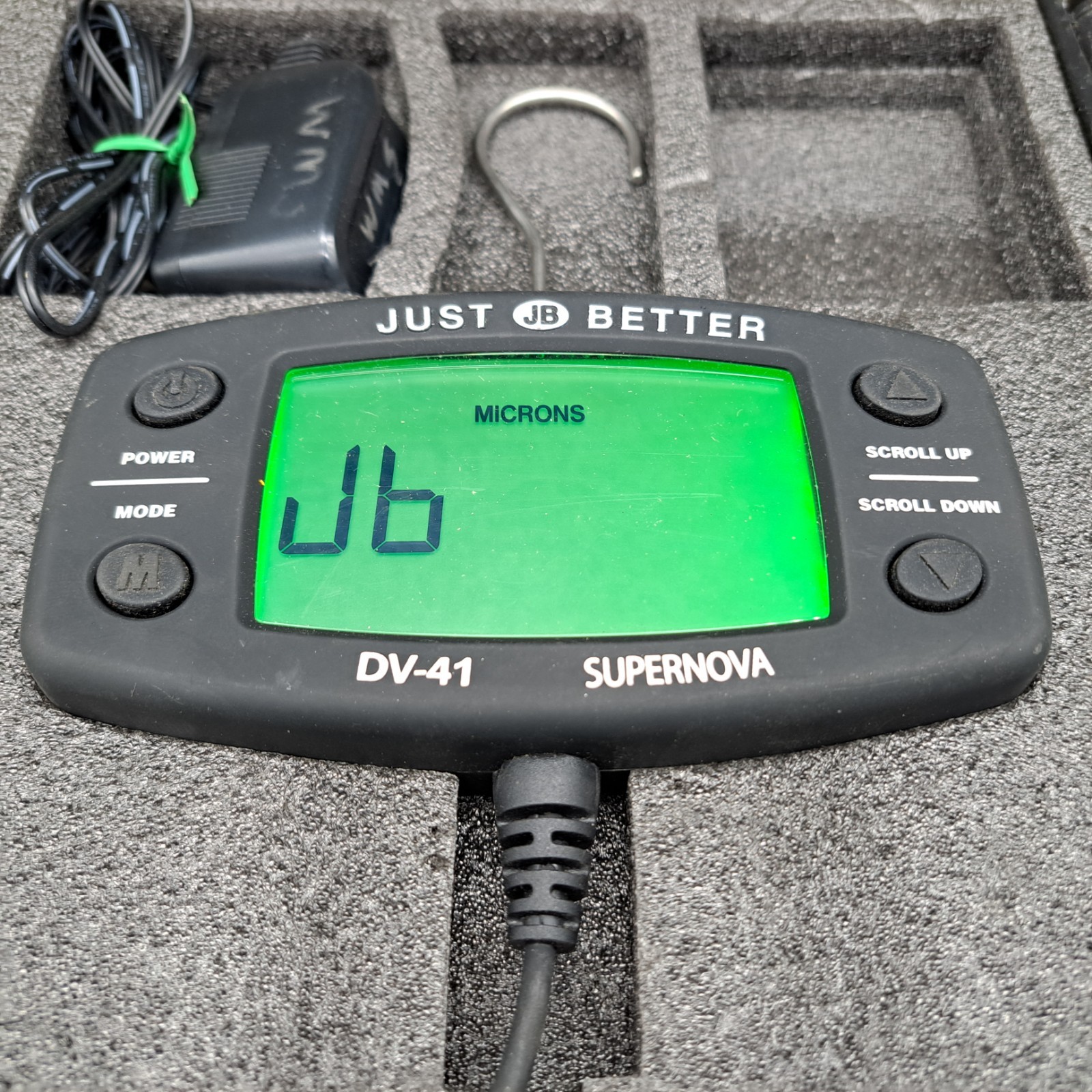 JB Just Better DV-41 Supernova Micron Vacuum Gauge w/ Case & AC Adapter