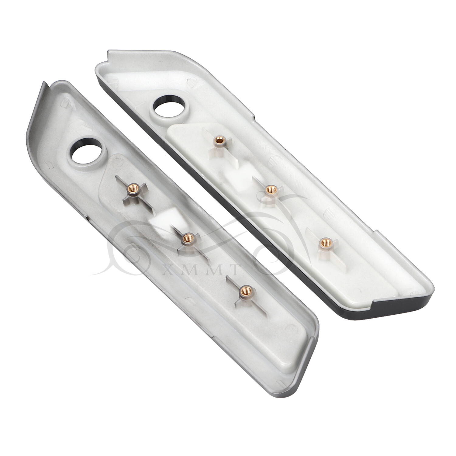 Black Saddle Bag Hinge Latch Covers For Harley Touring Road Street Glide 14-23