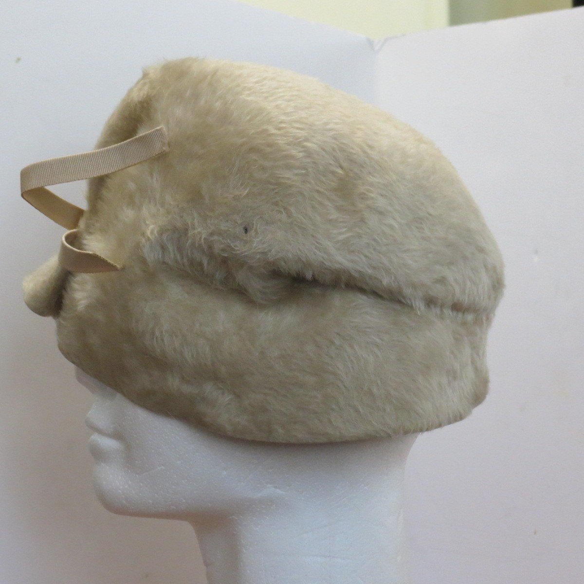 Vintage Fur Hat Mr. John Sophisticate New York Paris Imported Fur