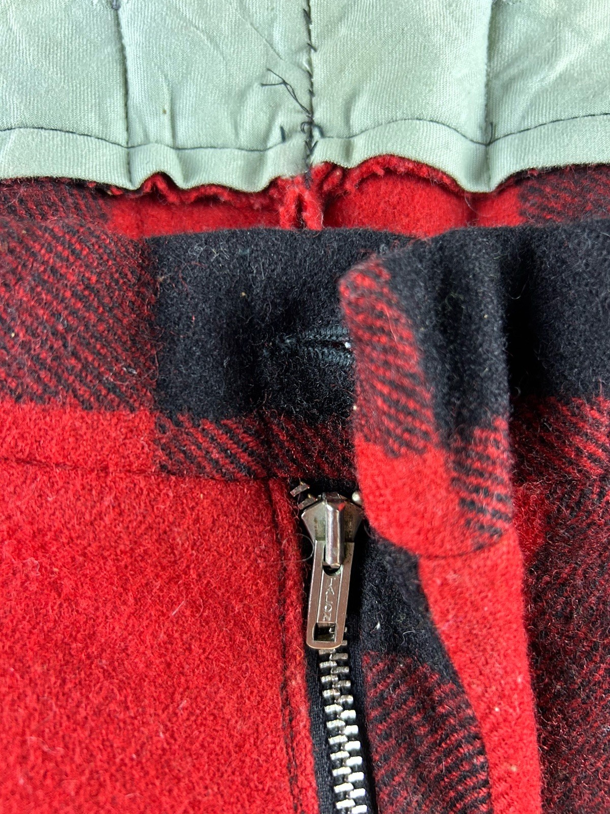 Vintage Woolrich Jacket Mens 40 Buffalo Plaid Mackinaw Wool Hunting & Pants NWT