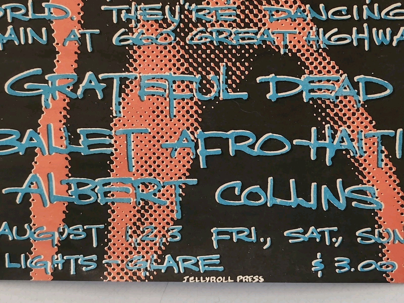 Original Grateful Dead Concert Poster For Family Dog on the Great Highway