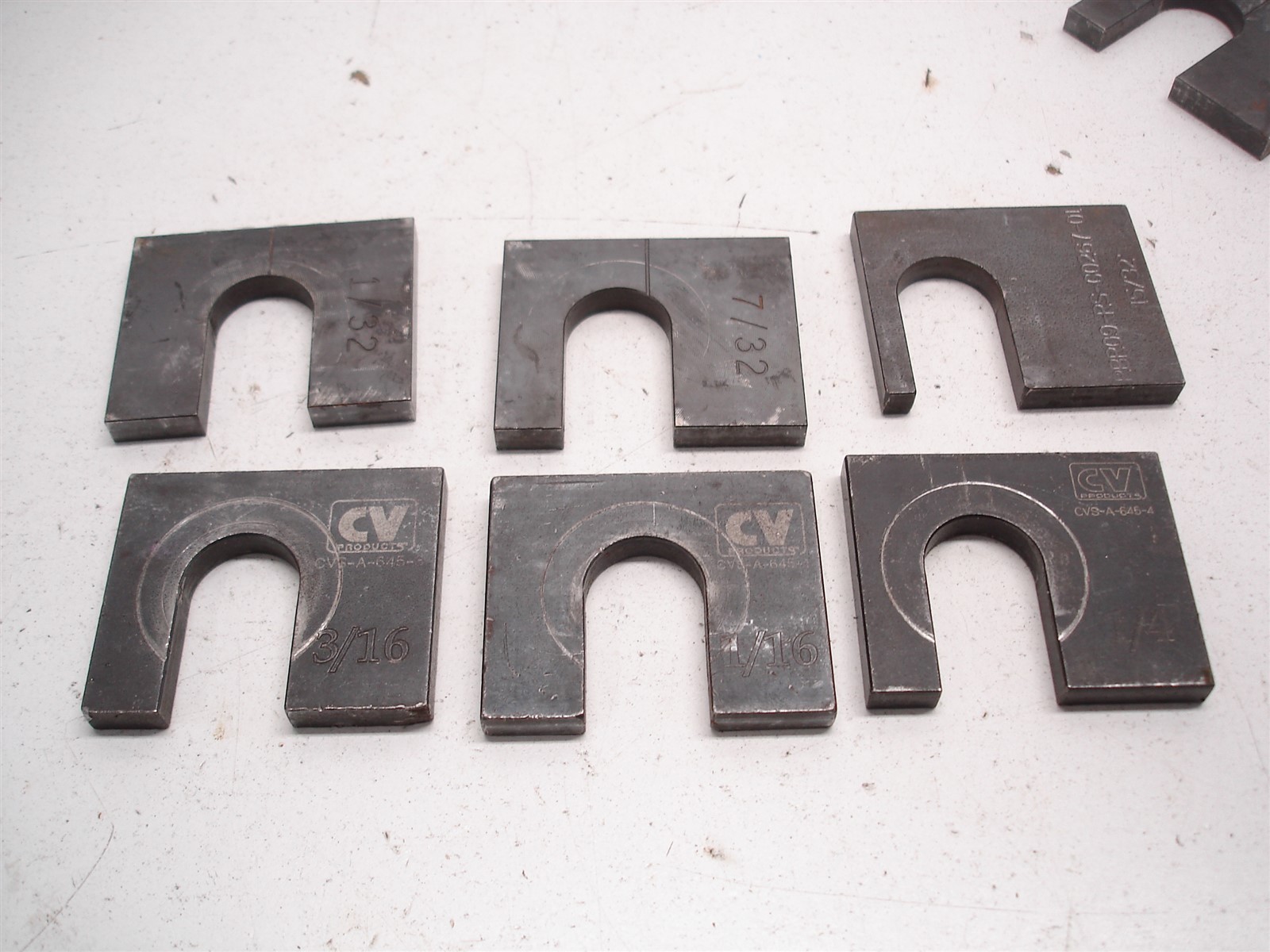 77 NASCAR LOWER CONTROL ARM ECCENTRIC SLUGS & POCKET SLUG PLATES - STEEL & ALUM