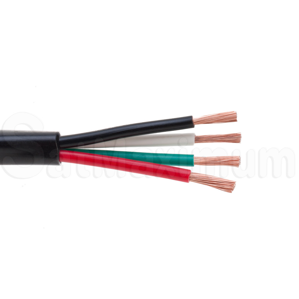 OUTDOOR Speaker Cable Direct Burial Black Audio Wire 14/2 14/4 16/2 16/4 AWG UV