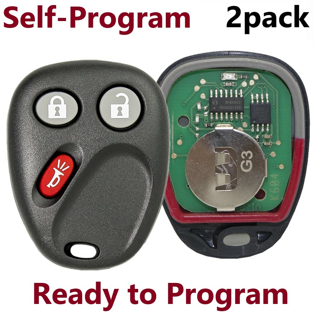 2 For 2003 2004 2005 2006 2007 Chevrolet Silverado 1500 2500 3500 Remote Key Fob