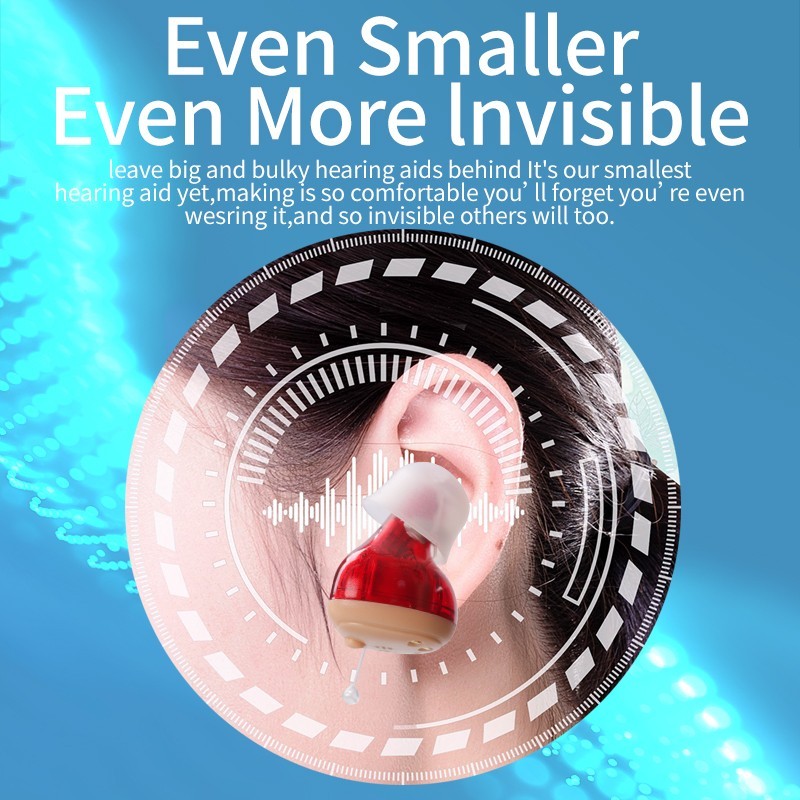 OTC Rechargeable Hearing Aids For Seniors Adults With Noise Cancelling Digital