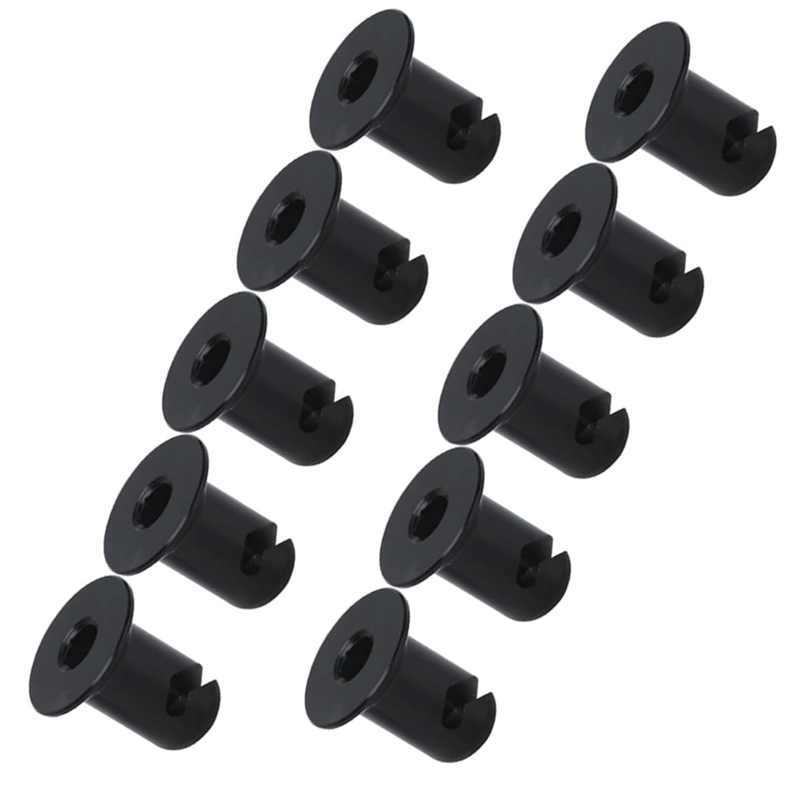 10Pc.500 Grip 7/16" Aluminum Dzus Button Flush Allen Head Quarter Turn Fasteners