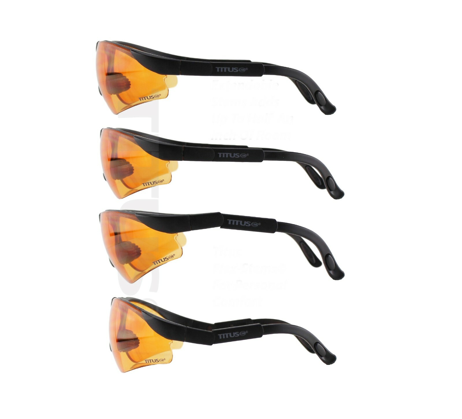 8 LENS CHANGEABLE SHOOTING SAFETY GLASSES EYE PROTECTION MULTI-LENS BUNDLE