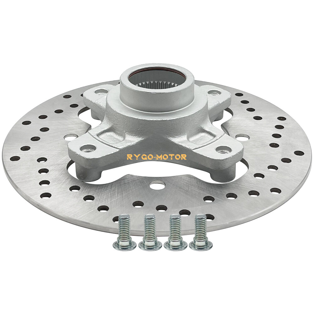 Rear Brake Rotor Disc W/Flange Hub for Honda TRX400EX Sportrax 400 TRX400X 99-14