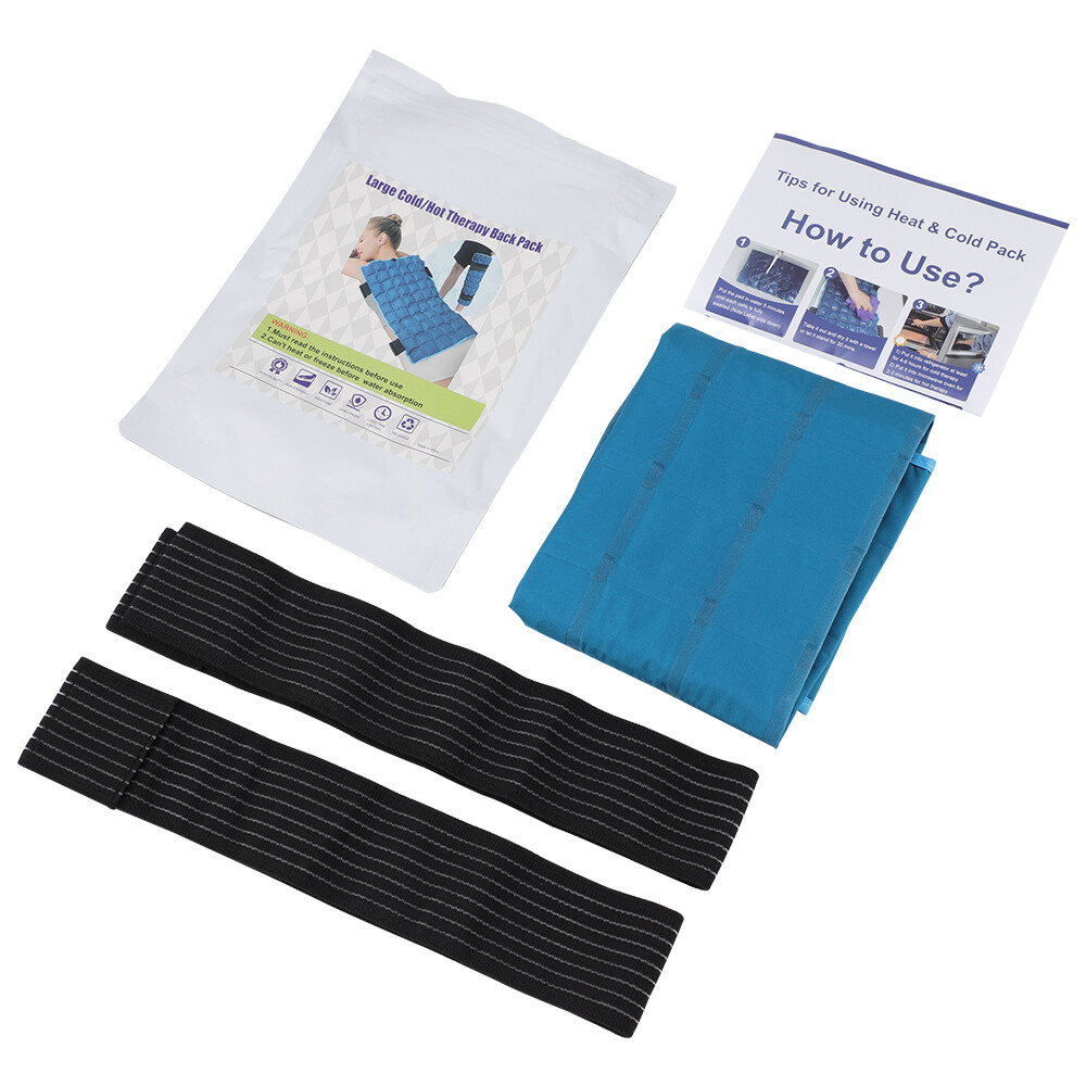 Extra Large Gel Flexible Back Ice Packs for Injuries Reusable 13”x 22” Cold Pack